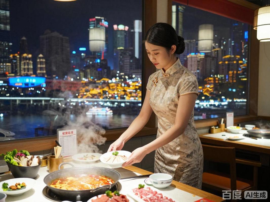 重庆火锅店推旗袍美女服务引全民热议!